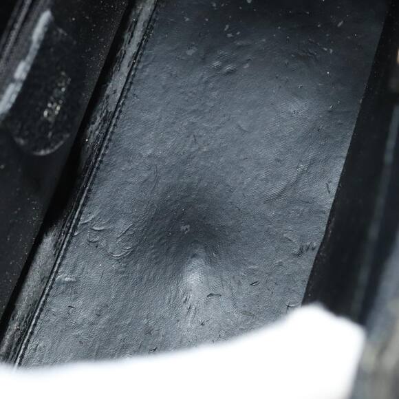 GUCCI Bamboo Hand Bag Leather Suede Black Gold 002 1186 002 1186 - Picture 15 of 16